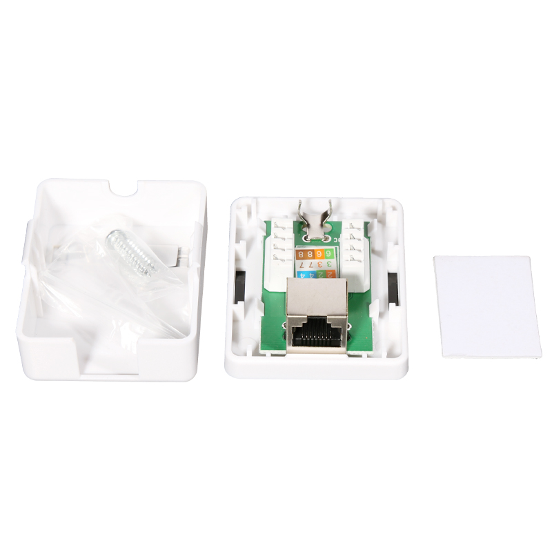 CAT5E/CAT6 Shielded Single Port Desktop Box