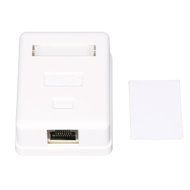 CAT5E/CAT6 Shielded Single Port Desktop Box