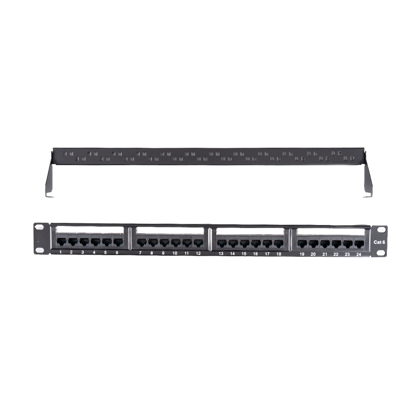 CAT5E/CAT6/CAT6A Unshielded 24-Port Patch Pane