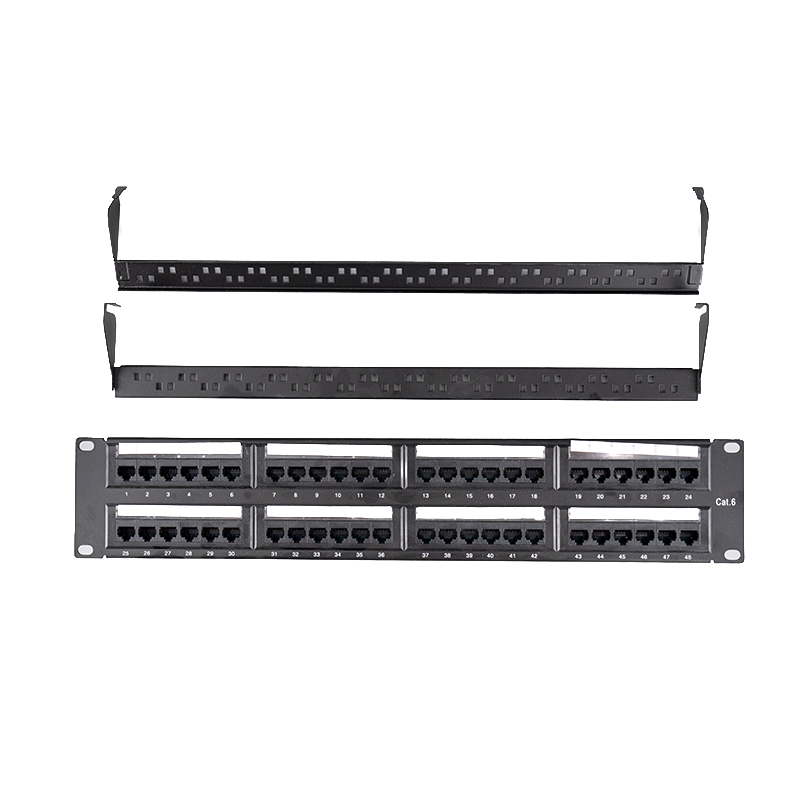 CAT5E/CAT6/CAT6A Unshielded 48-Port Patch Panel