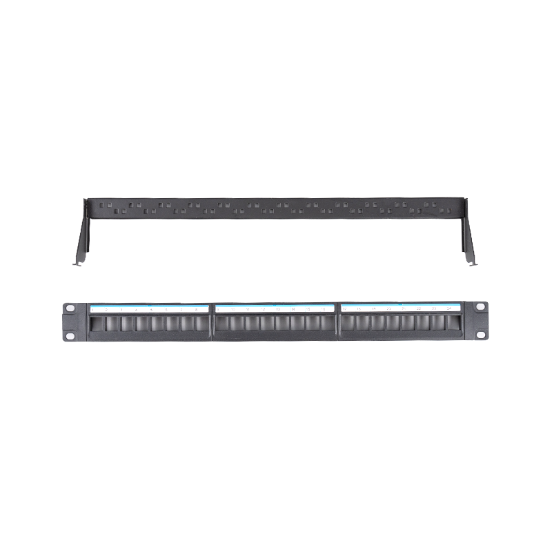 24-Port Unshielded Wiring Rack