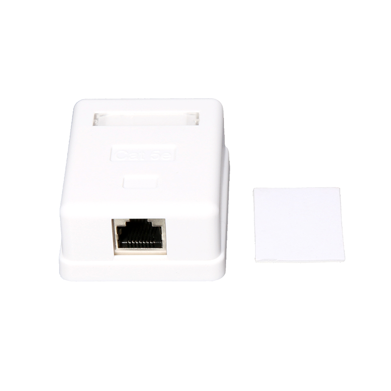 CAT5E/CAT6 Shielded Single Port Desktop Box