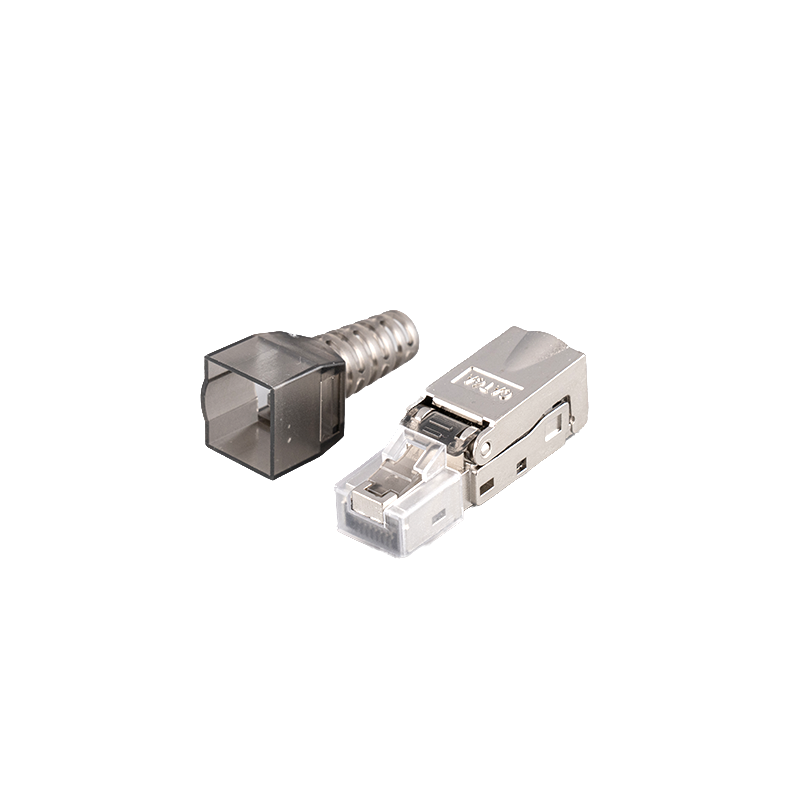 CAT5e/CAT6/CAT6A/CAT7 Tool-Free Shielded Connector