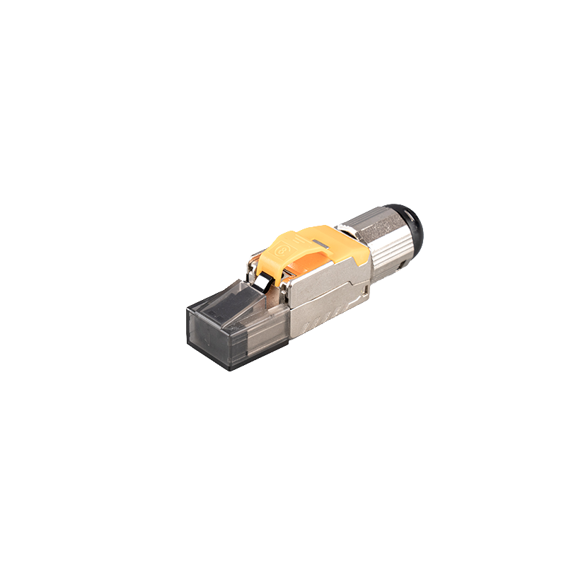 CAT6A/CAT7/CAT8 Tool-Free Shielding Crystal Plug